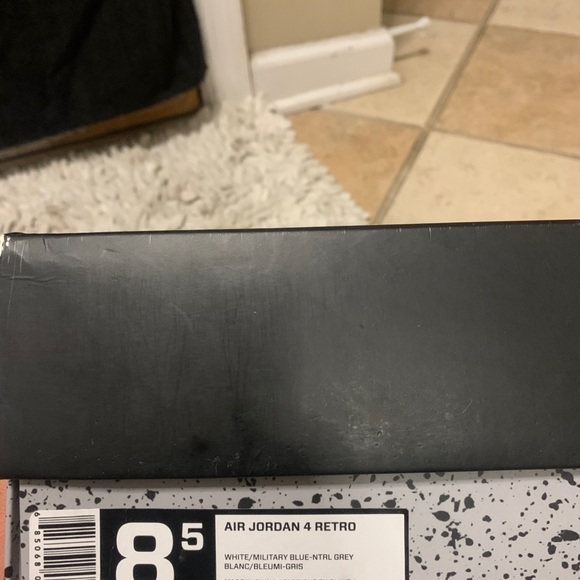 Jordan 4s retro military blue size 8.5 - Picture 4 of 5
